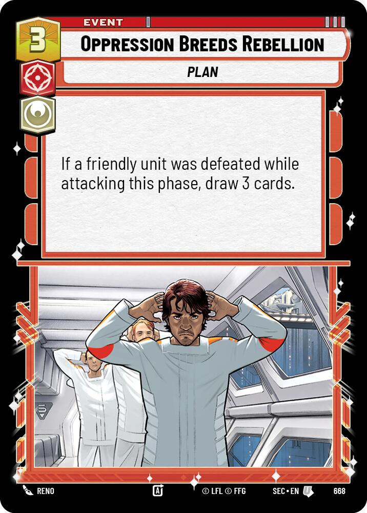 Oppression Breeds Rebellion (668) (Foil) (668) [Secrets of Power] | Shuffle n Cut Hobbies & Games
