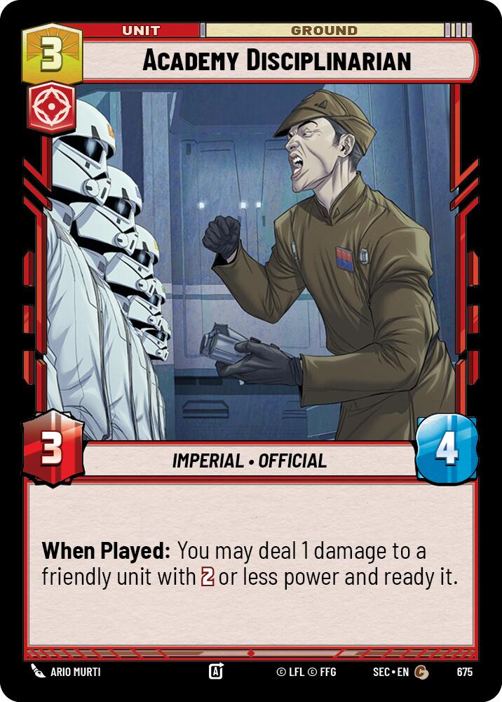 Academy Disciplinarian (675) (Foil) (675) [Secrets of Power] | Shuffle n Cut Hobbies & Games
