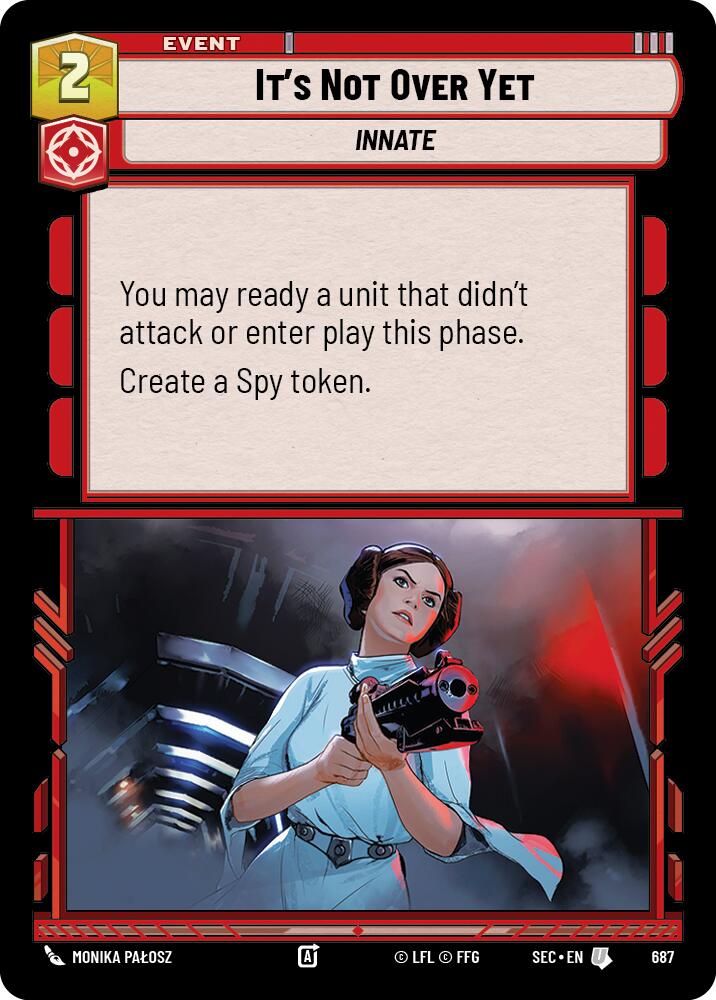 It's Not Over Yet (687) (Foil) (687) [Secrets of Power] | Shuffle n Cut Hobbies & Games