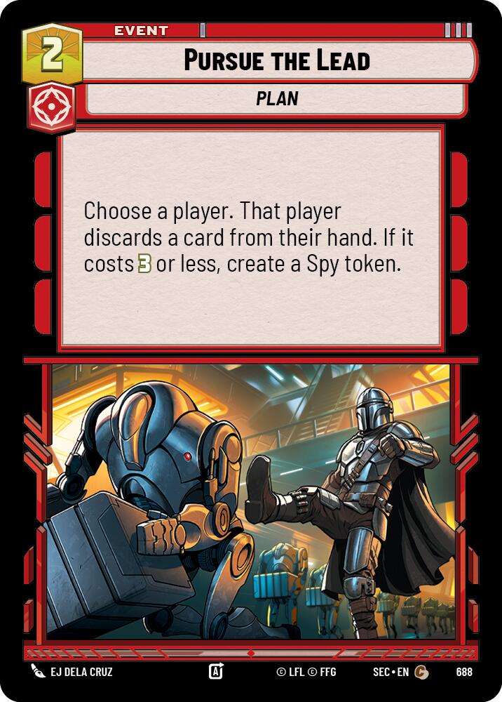 Pursue the Lead (688) (Foil) (688) [Secrets of Power] | Shuffle n Cut Hobbies & Games