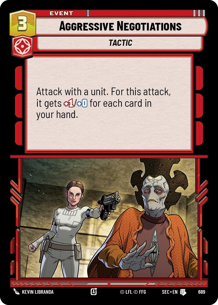 Aggressive Negotiations (689) (Foil) (689) [Secrets of Power] | Shuffle n Cut Hobbies & Games