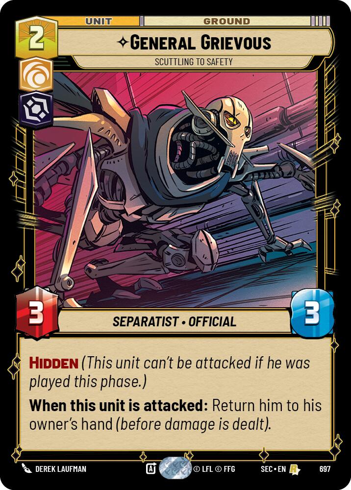 General Grievous - Scuttling to Safety (Foil) (697) (697) [Secrets of Power] | Shuffle n Cut Hobbies & Games