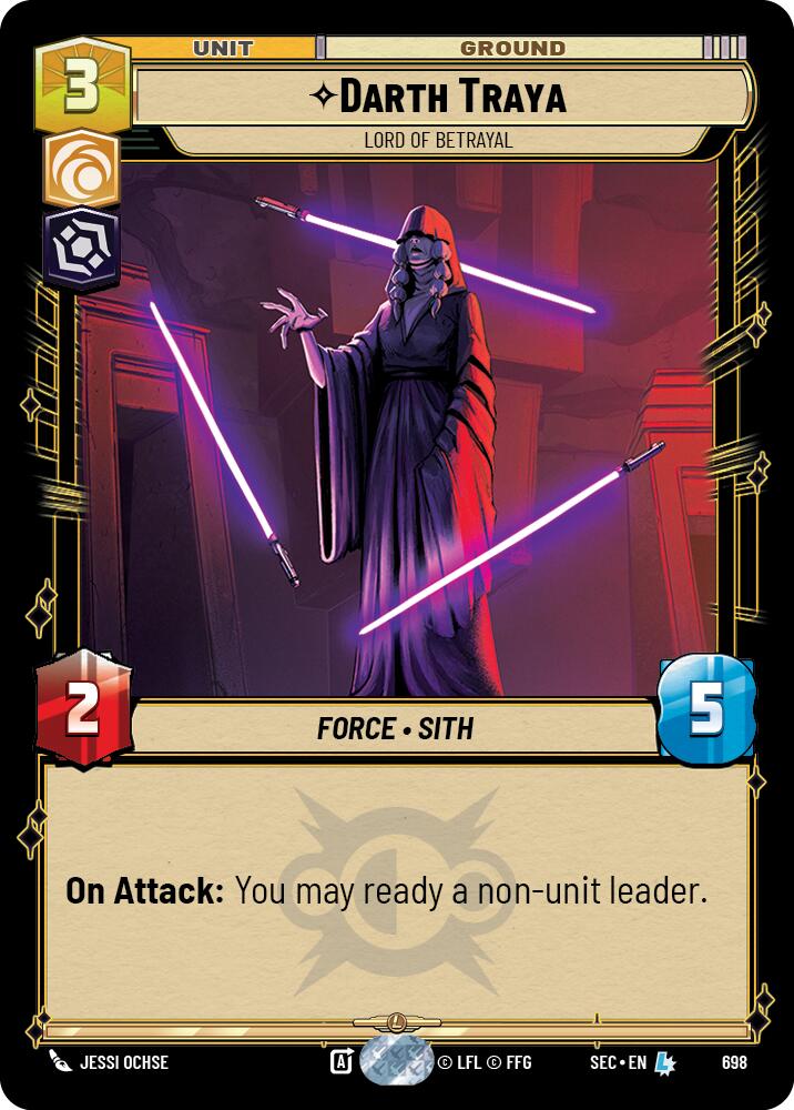 Darth Traya - Lord of Betrayal (Foil) (698) (698) [Secrets of Power] | Shuffle n Cut Hobbies & Games