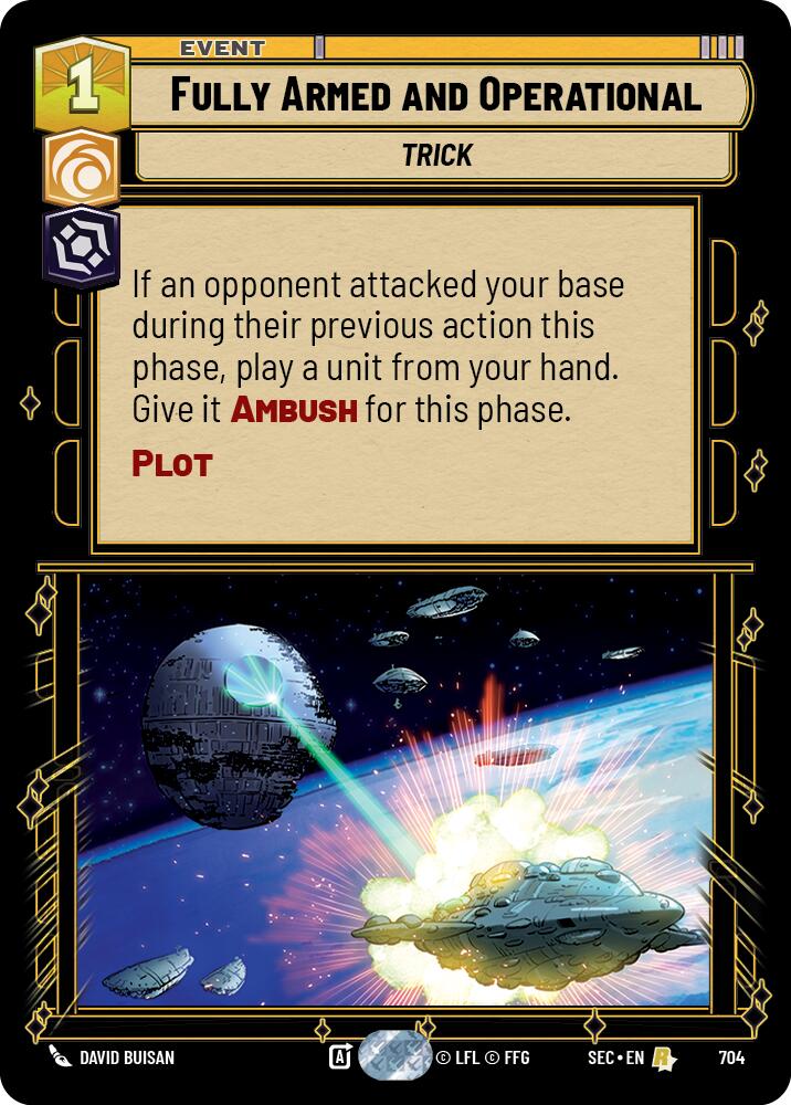 Fully Armed and Operational (704) (Foil) (704) [Secrets of Power] | Shuffle n Cut Hobbies & Games