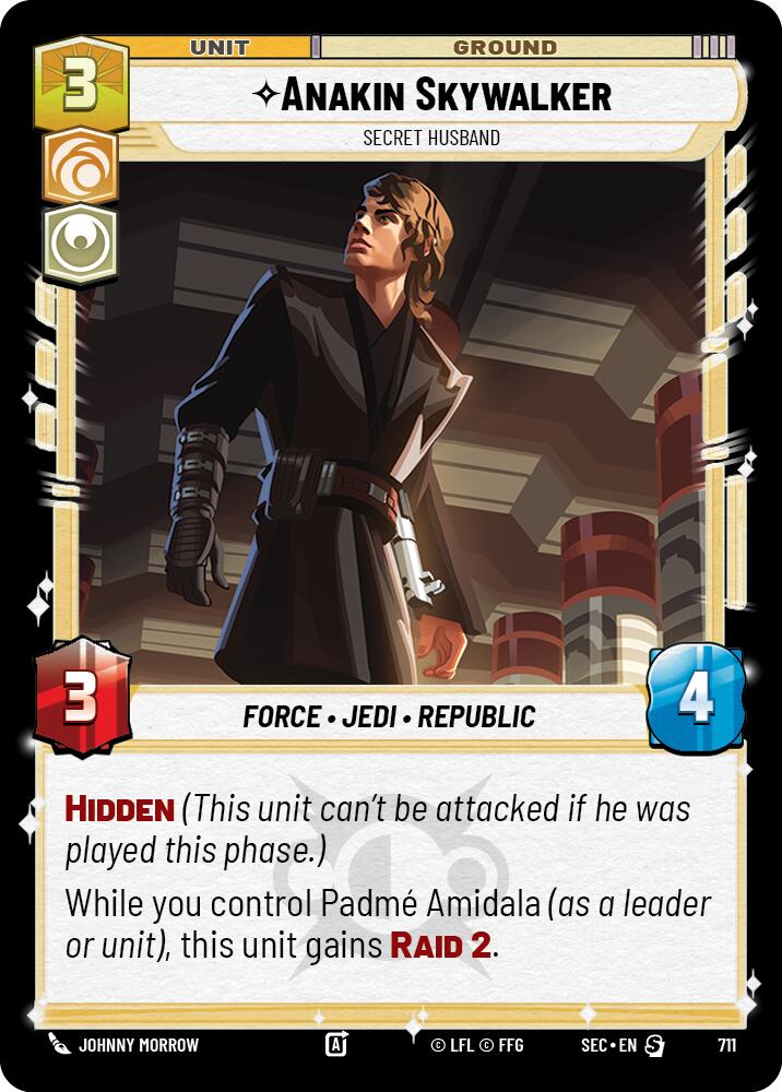 Anakin Skywalker - Secret Husband (Foil) (711) (711) [Secrets of Power] | Shuffle n Cut Hobbies & Games