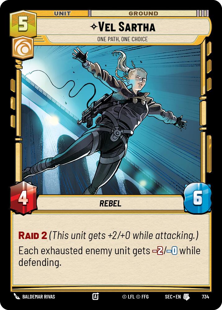 Vel Sartha - One Path, One Choice (Foil) (734) (734) [Secrets of Power] | Shuffle n Cut Hobbies & Games