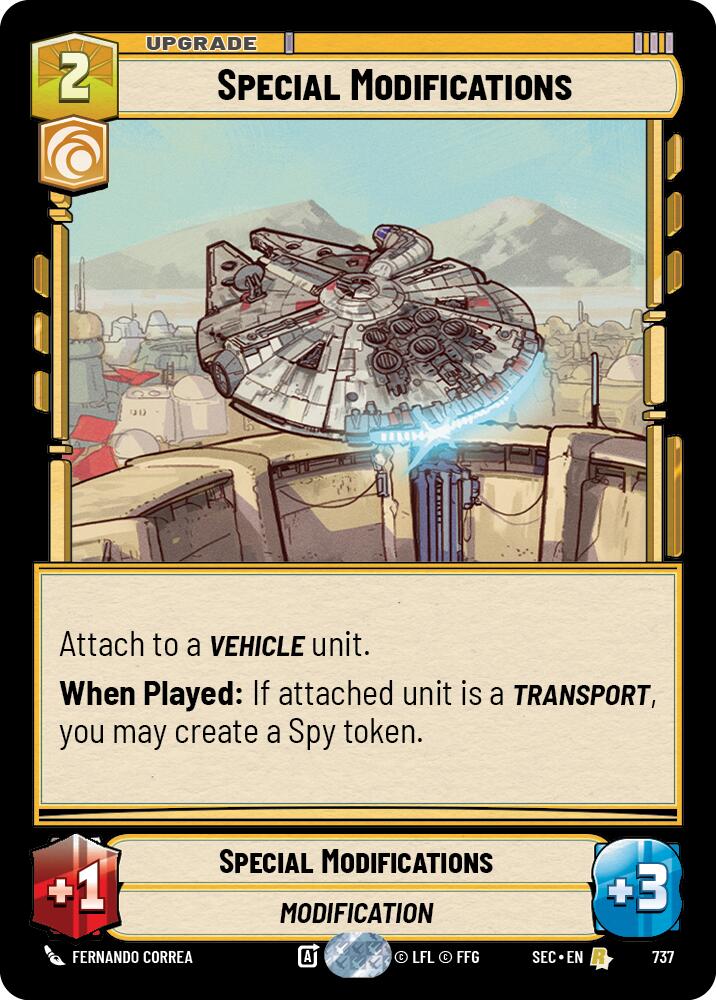 Special Modifications (737) (Foil) (737) [Secrets of Power] | Shuffle n Cut Hobbies & Games