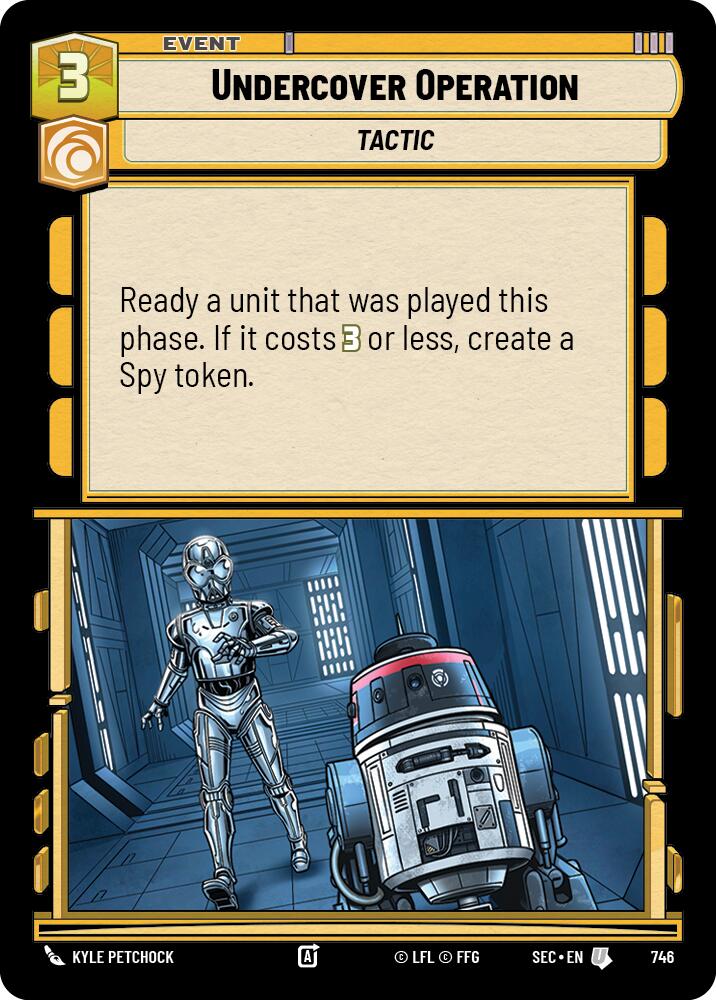 Undercover Operation (746) (Foil) (746) [Secrets of Power] | Shuffle n Cut Hobbies & Games