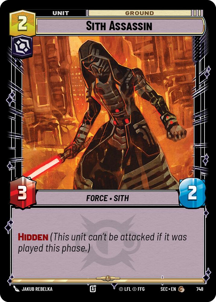 Sith Assassin (748) (Foil) (748) [Secrets of Power] | Shuffle n Cut Hobbies & Games