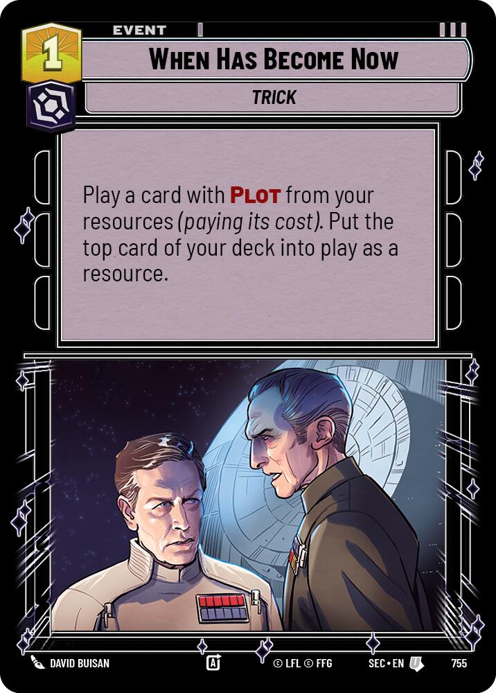 When Has Become Now (755) (Foil) (755) [Secrets of Power] | Shuffle n Cut Hobbies & Games