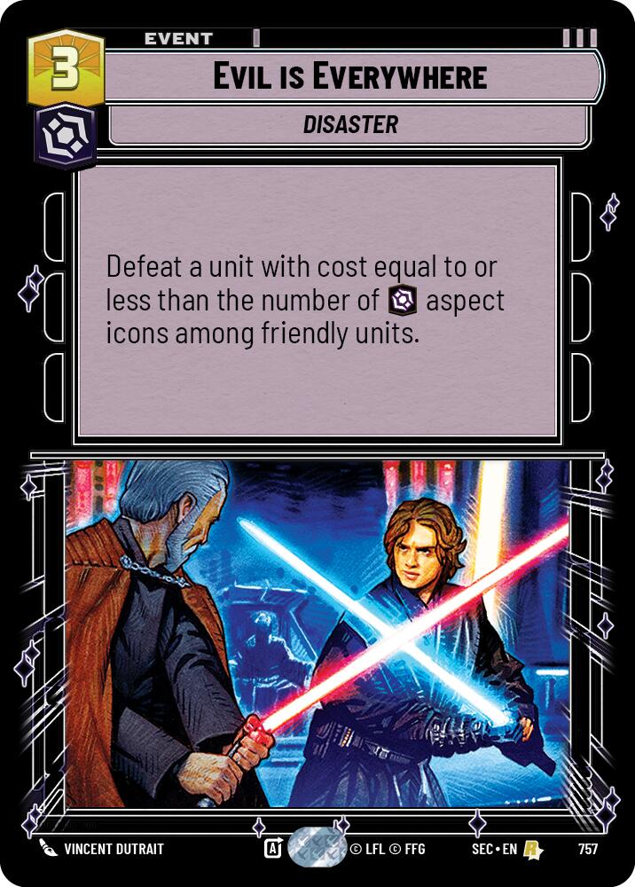 Evil is Everywhere (757) (Foil) (757) [Secrets of Power] | Shuffle n Cut Hobbies & Games