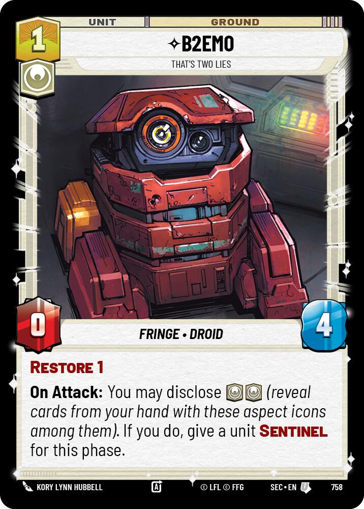 B2EMO - That's Two Lies (Foil) (758) (758) [Secrets of Power] | Shuffle n Cut Hobbies & Games