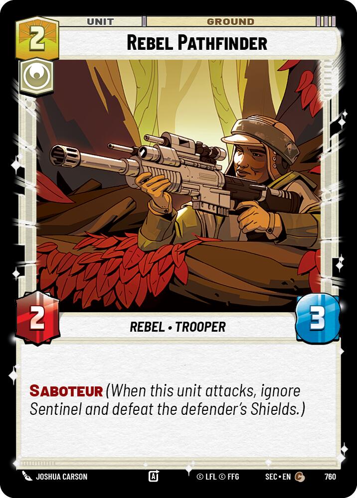 Rebel Pathfinder (760) (Foil) (760) [Secrets of Power] | Shuffle n Cut Hobbies & Games