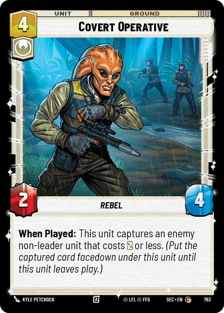 Covert Operative (763) (Foil) (763) [Secrets of Power] | Shuffle n Cut Hobbies & Games