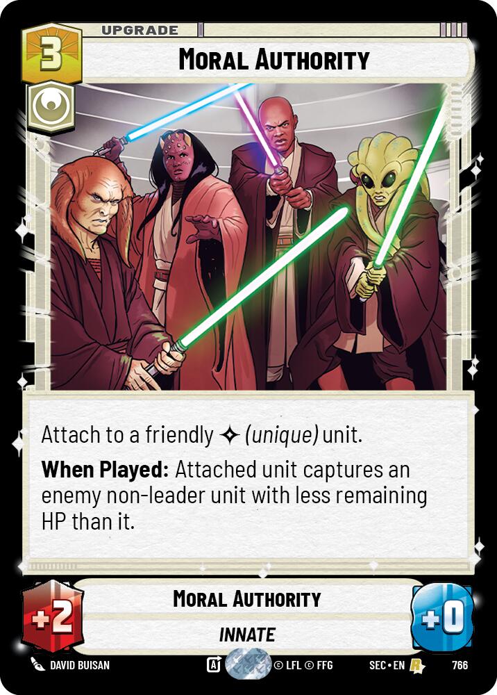 Moral Authority (766) (Foil) (766) [Secrets of Power] | Shuffle n Cut Hobbies & Games
