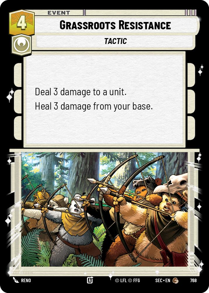 Grassroots Resistance (768) (Foil) (768) [Secrets of Power] | Shuffle n Cut Hobbies & Games