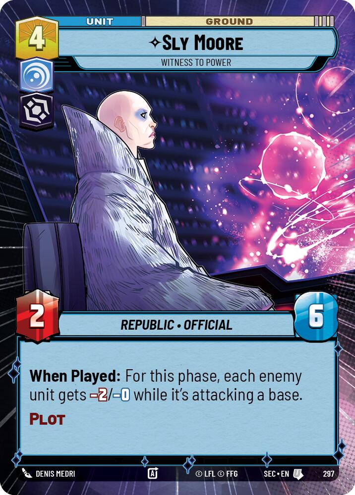 Sly Moore - Witness to Power (Hyperspace) (297) (297) [Secrets of Power] | Shuffle n Cut Hobbies & Games