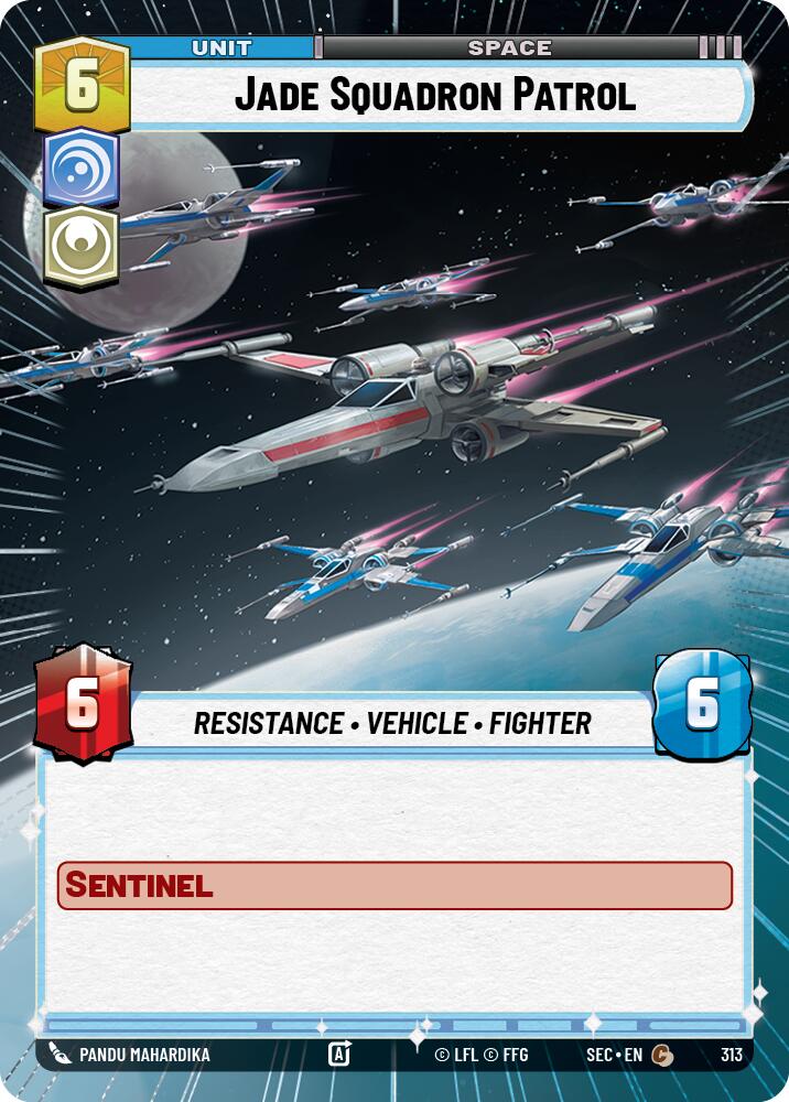 Jade Squadron Patrol (313) (Hyperspace) (313) [Secrets of Power] | Shuffle n Cut Hobbies & Games