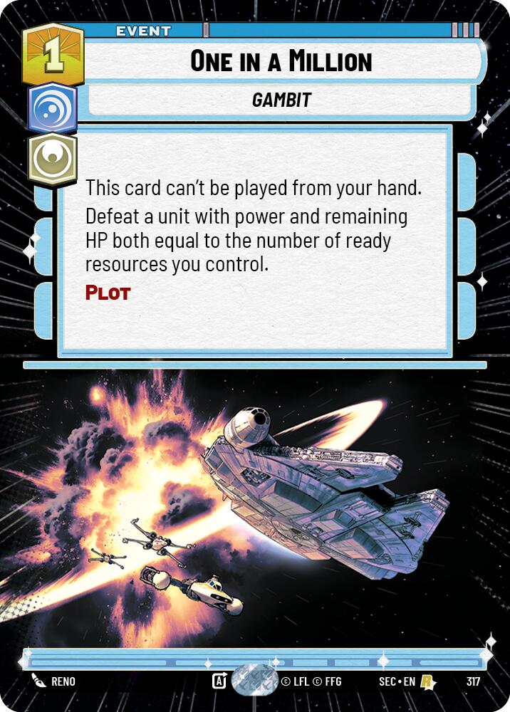 One in a Million (317) (Hyperspace) (317) [Secrets of Power] | Shuffle n Cut Hobbies & Games