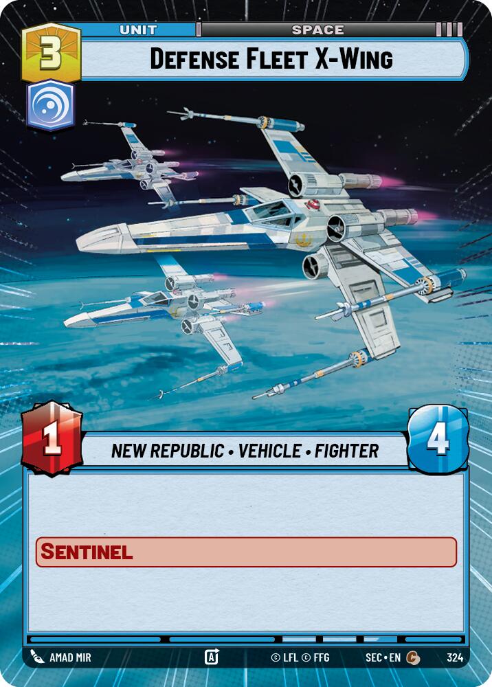 Defense Fleet X-Wing (324) (Hyperspace) (324) [Secrets of Power] | Shuffle n Cut Hobbies & Games