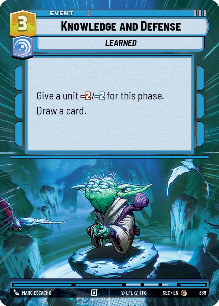 Knowledge and Defense (339) (Hyperspace) (339) [Secrets of Power] | Shuffle n Cut Hobbies & Games