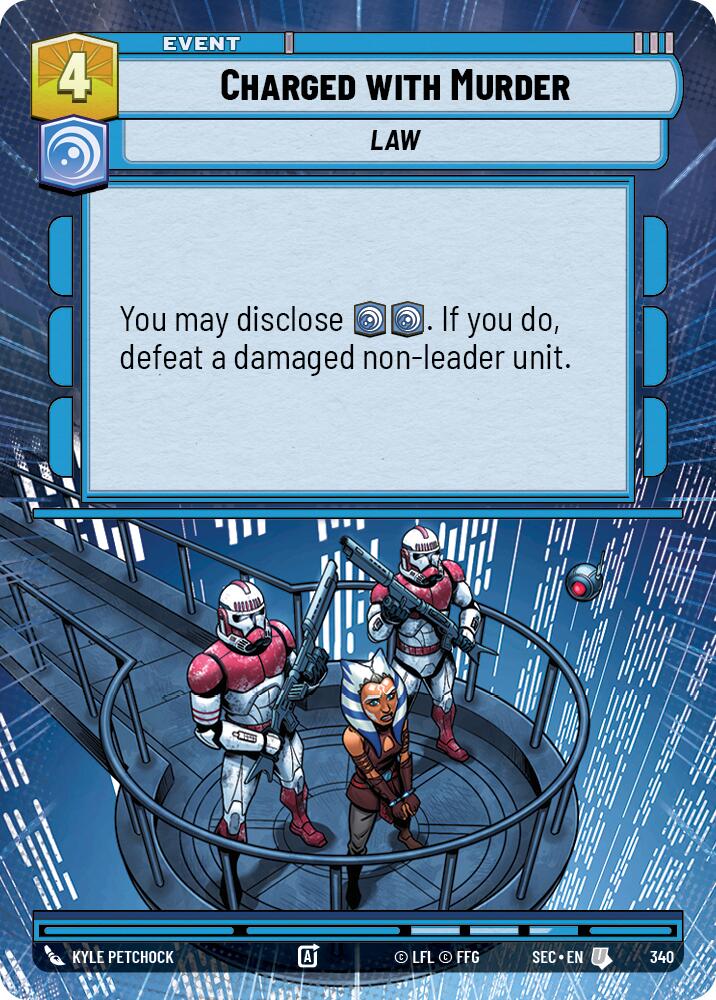 Charged with Murder (340) (Hyperspace) (340) [Secrets of Power] | Shuffle n Cut Hobbies & Games