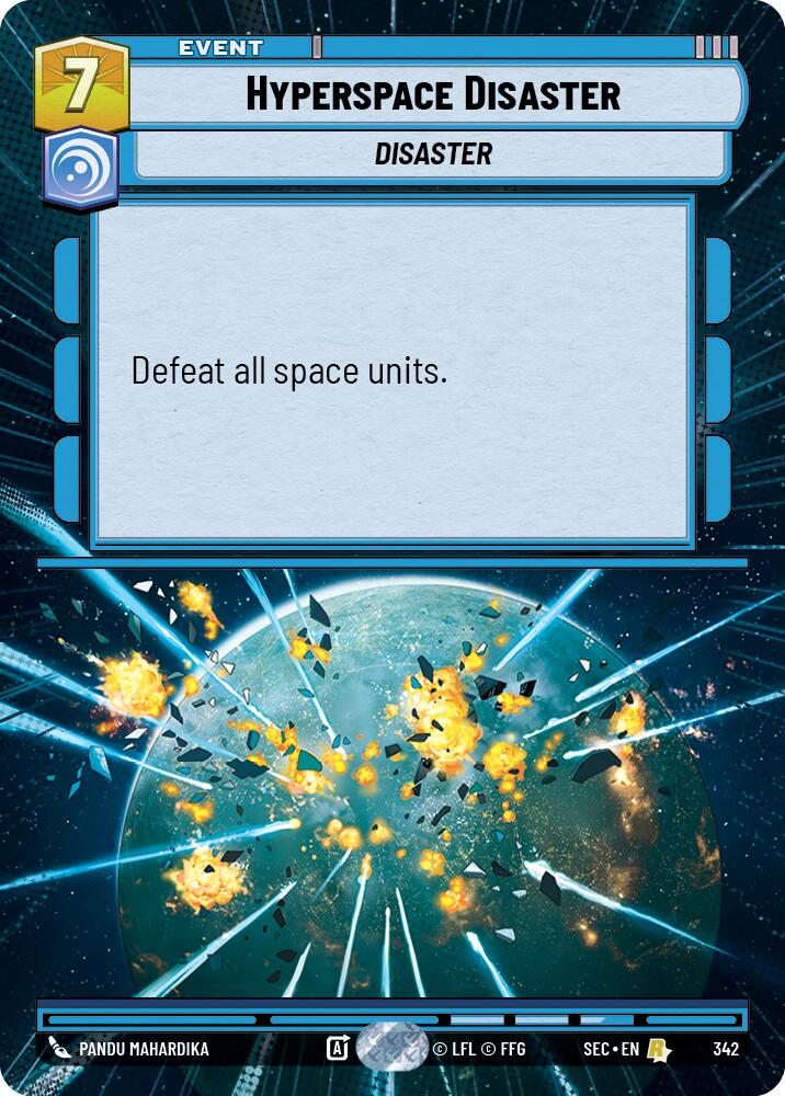 Hyperspace Disaster (342) (Hyperspace) (342) [Secrets of Power] | Shuffle n Cut Hobbies & Games