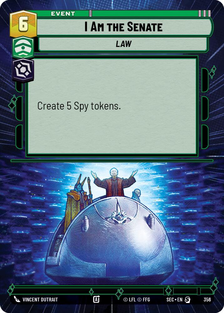 I Am the Senate (356) (Hyperspace) (356) [Secrets of Power] | Shuffle n Cut Hobbies & Games