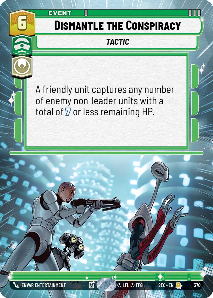 Dismantle the Conspiracy (370) (Hyperspace) (370) [Secrets of Power] | Shuffle n Cut Hobbies & Games