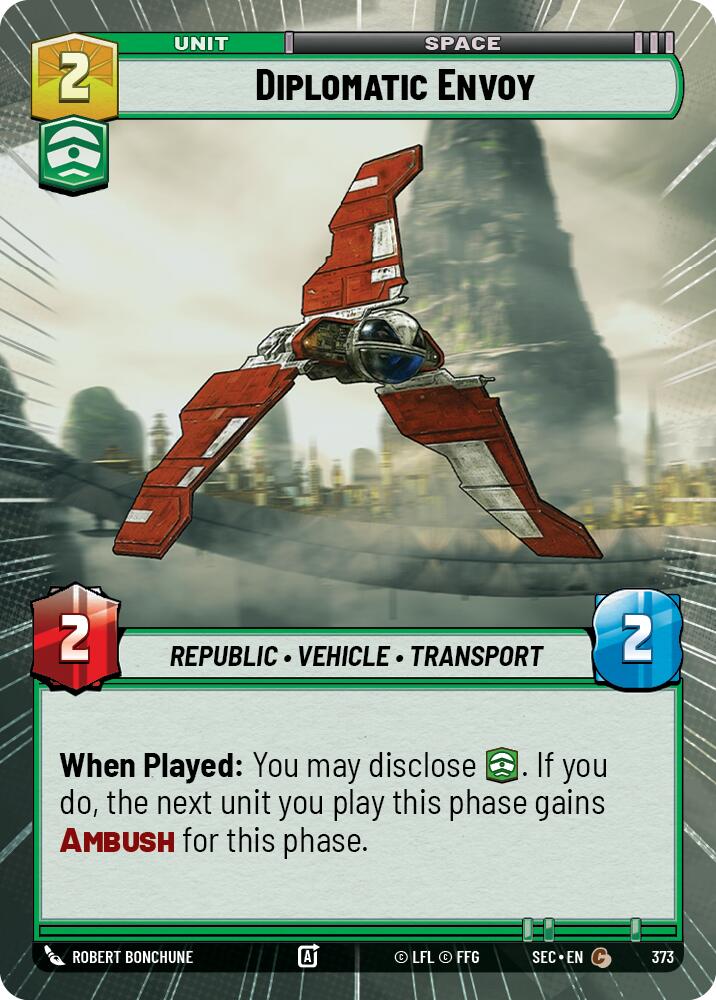 Diplomatic Envoy (373) (Hyperspace) (373) [Secrets of Power] | Shuffle n Cut Hobbies & Games