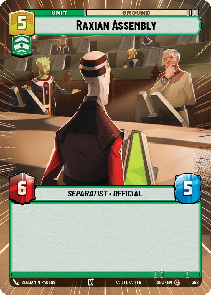 Raxian Assembly (382) (Hyperspace) (382) [Secrets of Power] | Shuffle n Cut Hobbies & Games