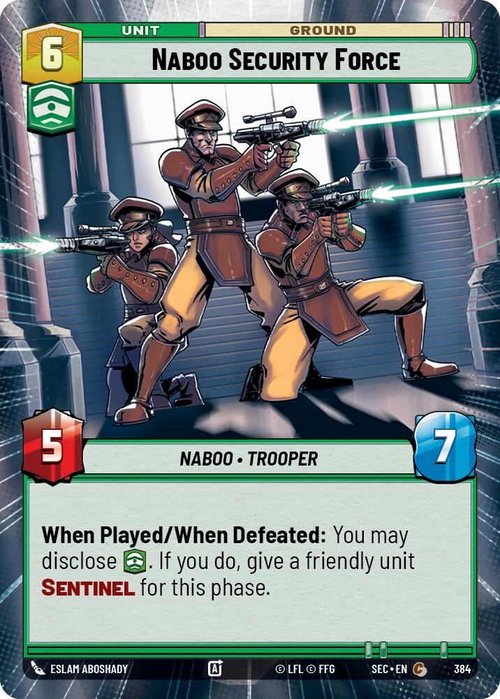 Naboo Security Force (384) (Hyperspace) (384) [Secrets of Power] | Shuffle n Cut Hobbies & Games