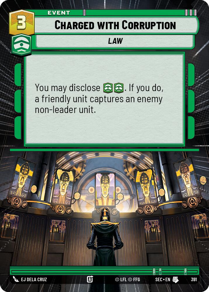 Charged with Corruption (391) (Hyperspace) (391) [Secrets of Power] | Shuffle n Cut Hobbies & Games