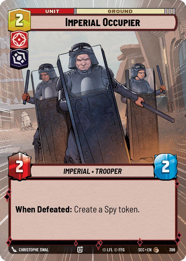 Imperial Occupier (396) (Hyperspace) (396) [Secrets of Power] | Shuffle n Cut Hobbies & Games