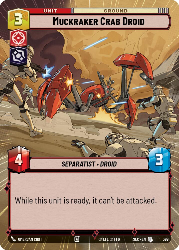 Muckraker Crab Droid (399) (Hyperspace) (399) [Secrets of Power] | Shuffle n Cut Hobbies & Games