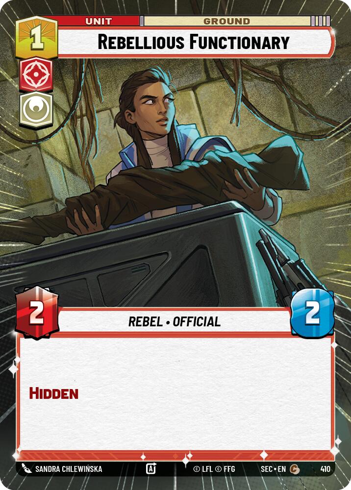 Rebellious Functionary (410) (Hyperspace) (410) [Secrets of Power] | Shuffle n Cut Hobbies & Games