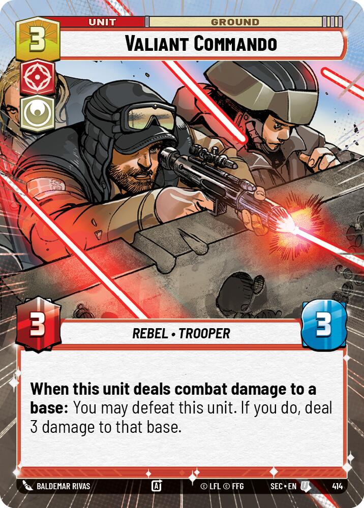 Valiant Commando (414) (Hyperspace) (414) [Secrets of Power] | Shuffle n Cut Hobbies & Games