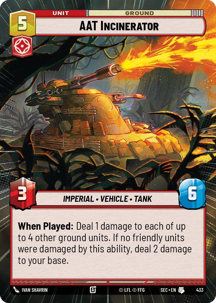 AAT Incinerator (433) (Hyperspace) (433) [Secrets of Power] | Shuffle n Cut Hobbies & Games