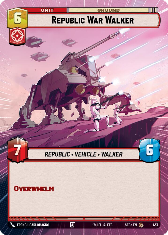 Republic War Walker (437) (Hyperspace) (437) [Secrets of Power] | Shuffle n Cut Hobbies & Games