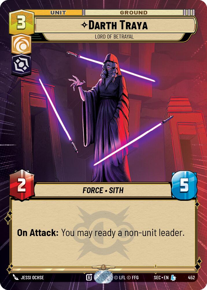 Darth Traya - Lord of Betrayal (Hyperspace) (452) (452) [Secrets of Power] | Shuffle n Cut Hobbies & Games