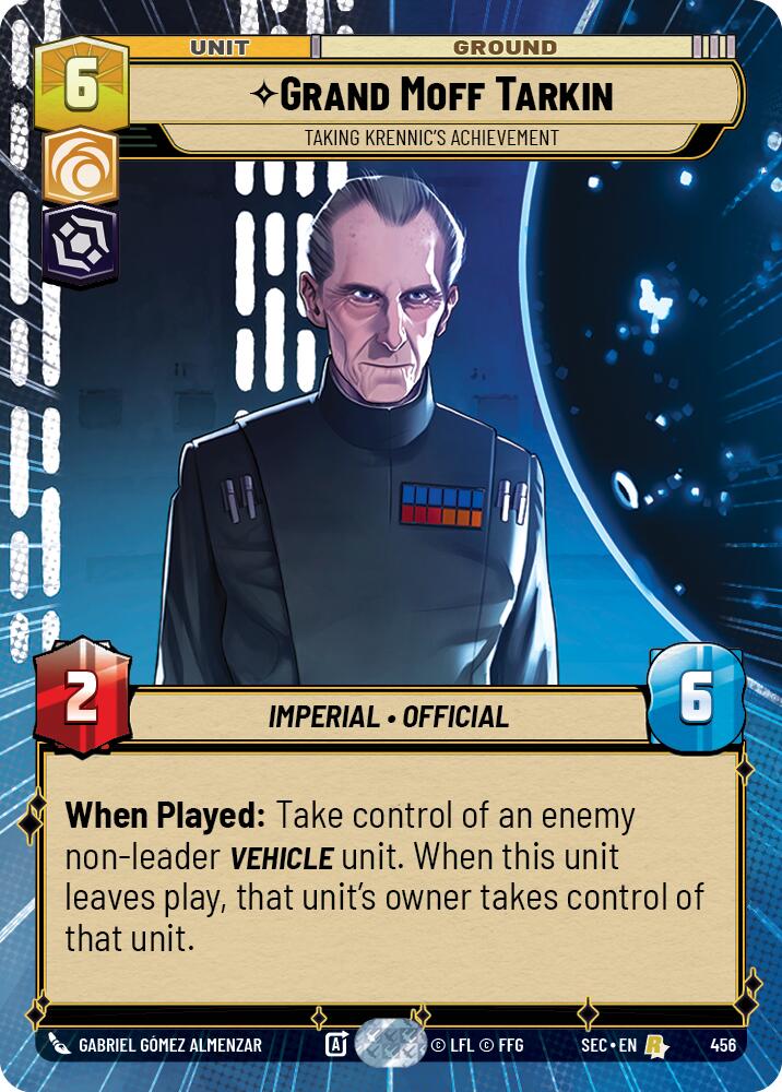 Grand Moff Tarkin - Taking Krennic's Achievement (Hyperspace) (456) (456) [Secrets of Power] | Shuffle n Cut Hobbies & Games