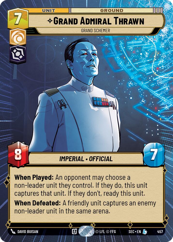 Grand Admiral Thrawn - Grand Schemer (Hyperspace) (457) (457) [Secrets of Power] | Shuffle n Cut Hobbies & Games