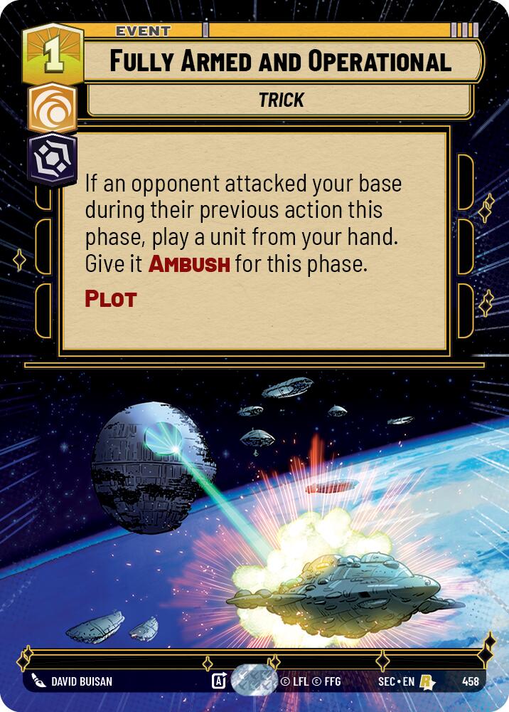 Fully Armed and Operational (458) (Hyperspace) (458) [Secrets of Power] | Shuffle n Cut Hobbies & Games