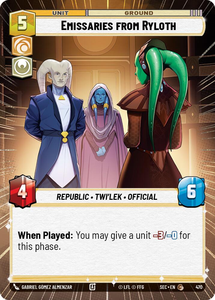 Emissaries from Ryloth (470) (Hyperspace) (470) [Secrets of Power] | Shuffle n Cut Hobbies & Games
