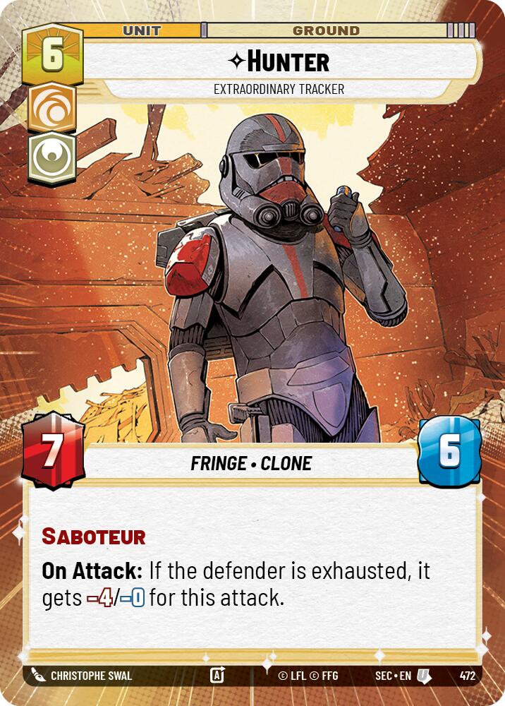 Hunter - Extraordinary Tracker (Hyperspace) (472) (472) [Secrets of Power] | Shuffle n Cut Hobbies & Games