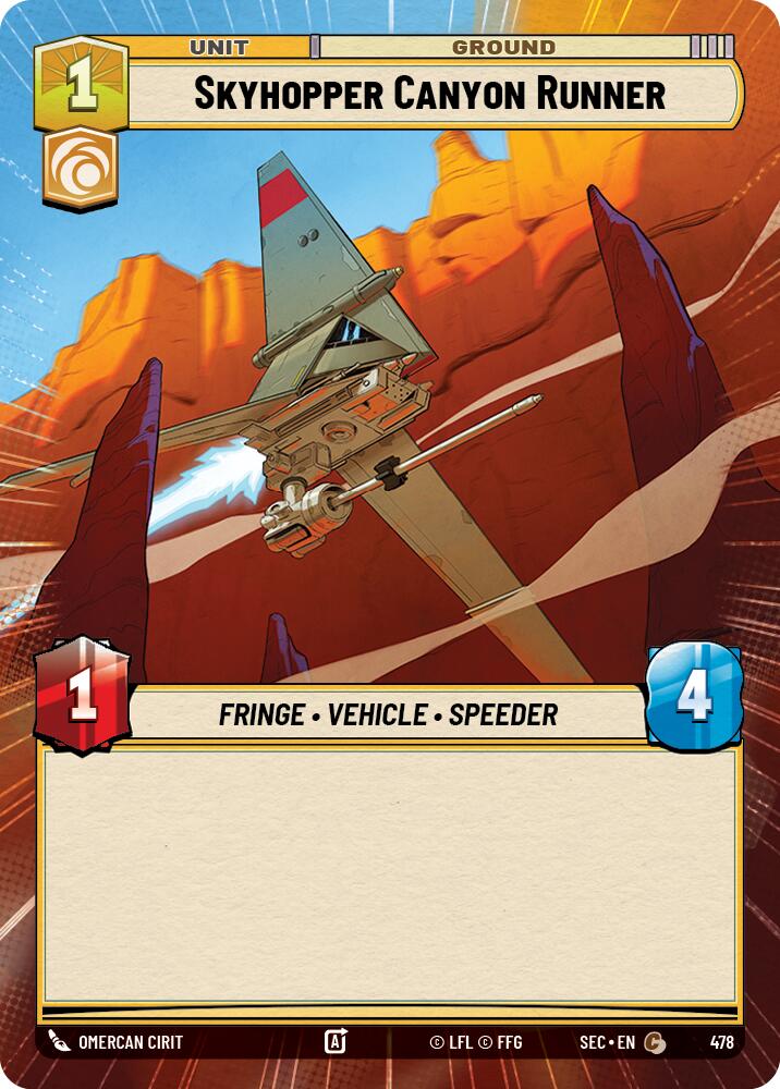 Skyhopper Canyon Runner (478) (Hyperspace) (478) [Secrets of Power] | Shuffle n Cut Hobbies & Games