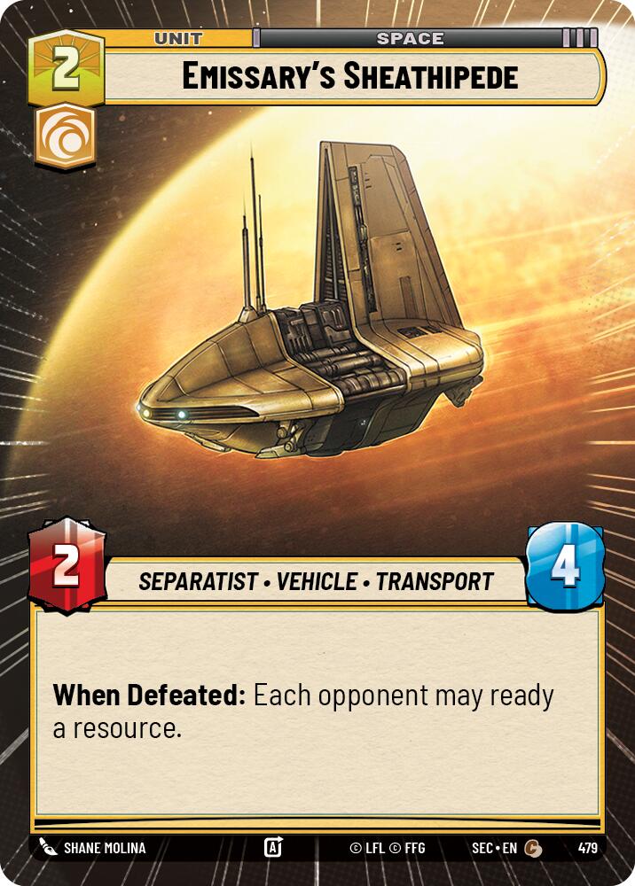 Emissary's Sheathipede (479) (Hyperspace) (479) [Secrets of Power] | Shuffle n Cut Hobbies & Games