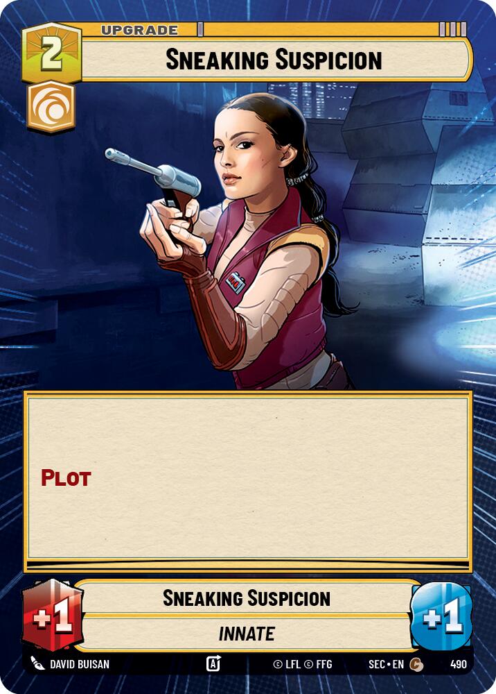 Sneaking Suspicion (490) (Hyperspace) (490) [Secrets of Power] | Shuffle n Cut Hobbies & Games