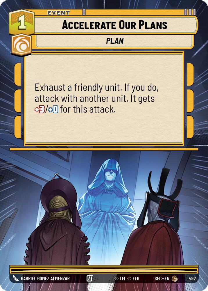 Accelerate Our Plans (492) (Hyperspace) (492) [Secrets of Power] | Shuffle n Cut Hobbies & Games