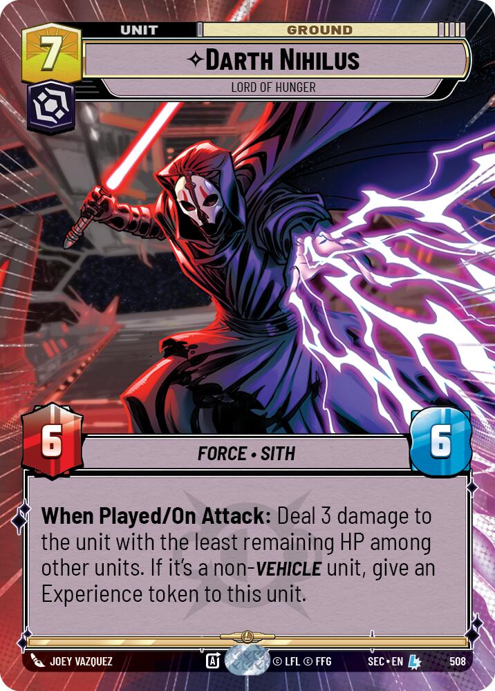 Darth Nihilus - Lord of Hunger (Hyperspace) (508) (508) [Secrets of Power] | Shuffle n Cut Hobbies & Games